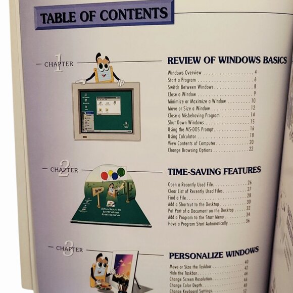 Windows 95 Intermediate 3D Visual Series maranGraphics 1996 Canadian Ex Con 151p - Picture 7 of 10